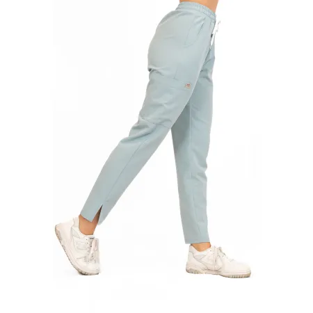 Spodnie medyczne MEDI TEDDY - NAVARETTE MISTY BLUE